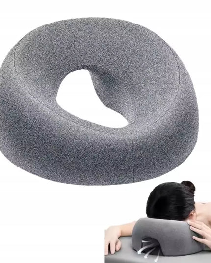 Ergonomiška kvėpuojanti pagalvėlė veidui masažui gulėti ant pilvo