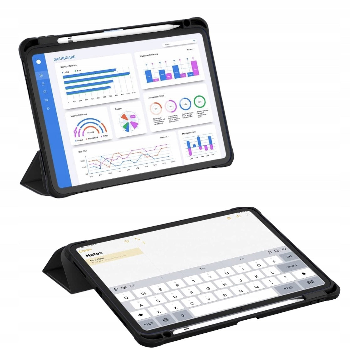 Skaidrus dėklas PENCIL, skirtas Apple iPad 10.9 10-os kartos 2022 m. / iPad 11 A16 11-os kartos 2025 m.