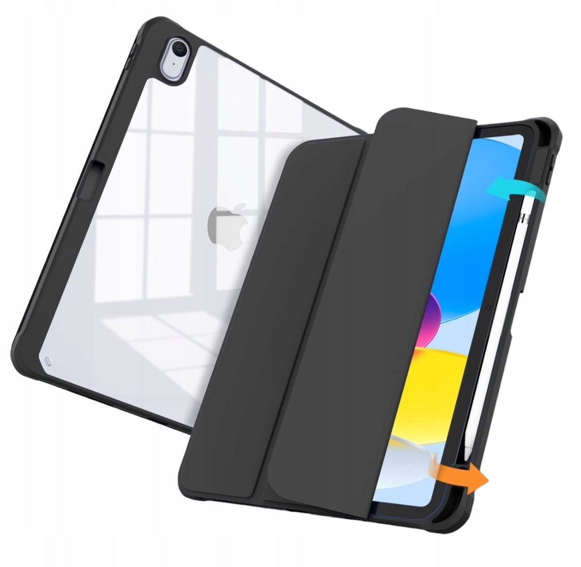 Skaidrus dėklas PENCIL, skirtas Apple iPad 10.9 10-os kartos 2022 m. / iPad 11 A16 11-os kartos 2025 m.