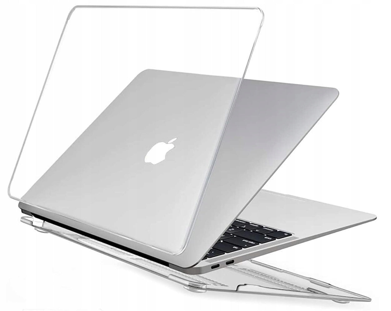 Kietas permatomas dėklas, apsauginis dėklas, skirtas MacBook Air 13 13.6 M3 2024 / M4 2025