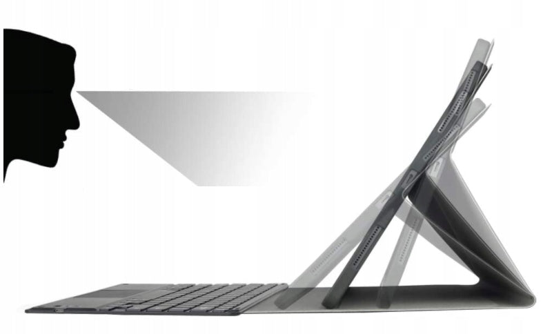 Dėklas su klaviatūra ir lietiminiu skydeliu (touchpad) Apple iPad 10.9 10-os kartos / iPad 11 A16 11-os kartos 2025