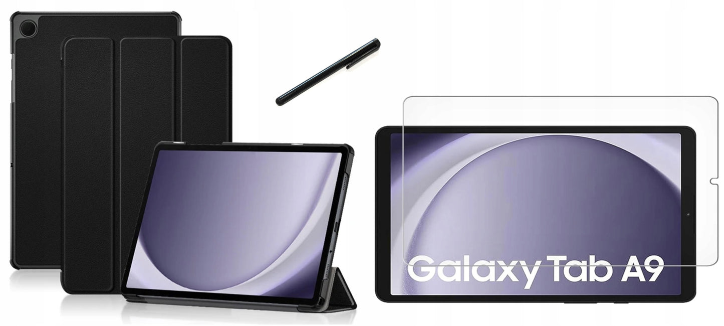 Dėklas + Grūdintas stiklas + Rašiklis skirtas SAMSUNG GALAXY TAB A9 8.7 2023 X110 / X115