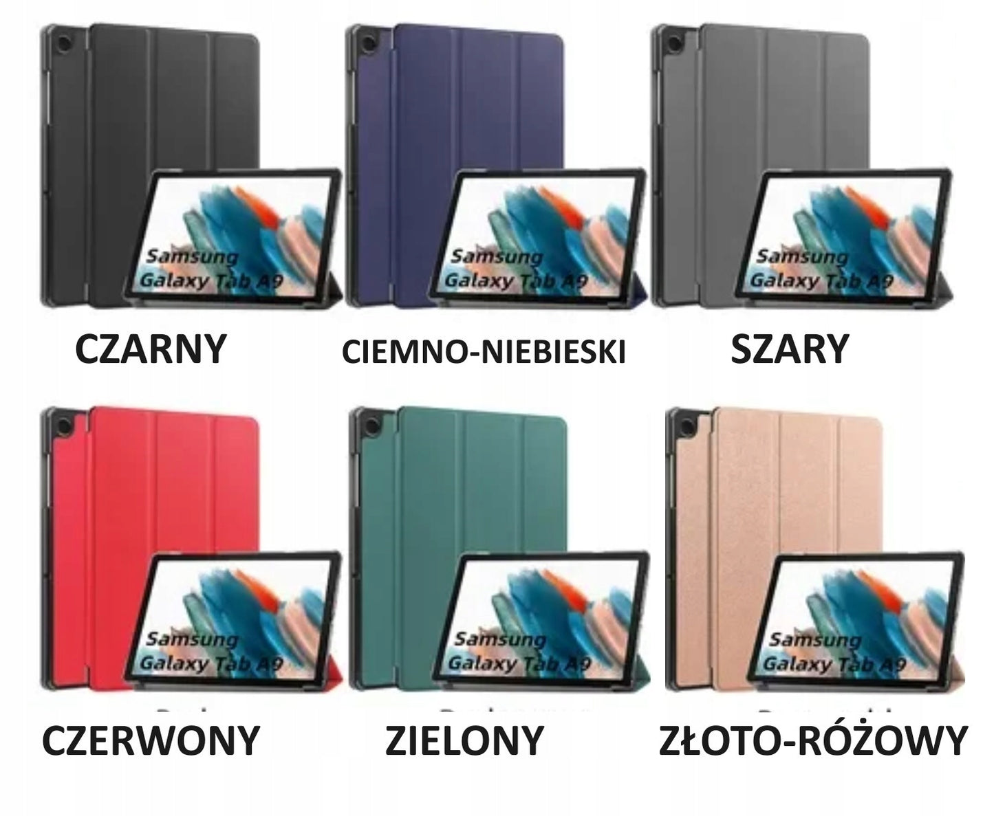 Dėklas + Apsauginis stiklas + Rašiklis skirtas SAMSUNG GALAXY TAB A9+ PLUS 11 2023 X210 X215 X216