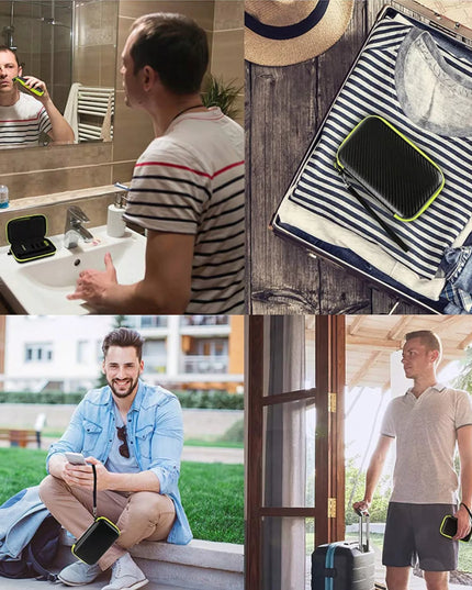 Kietas dėklas skustuvui PHILIPS ONEBLADE 360, trimeriui, antgaliams, ašmenims, įdėklams