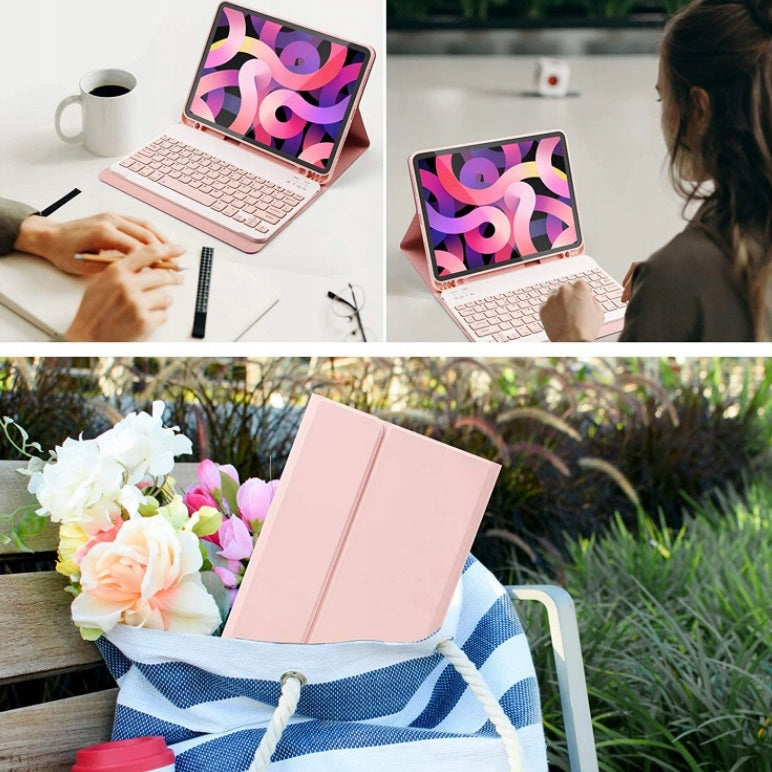 Dėklas ir klaviatūra skirta Apple iPad 10.9 10 GEN 2022 / iPad 11 A16 11GEN 2025