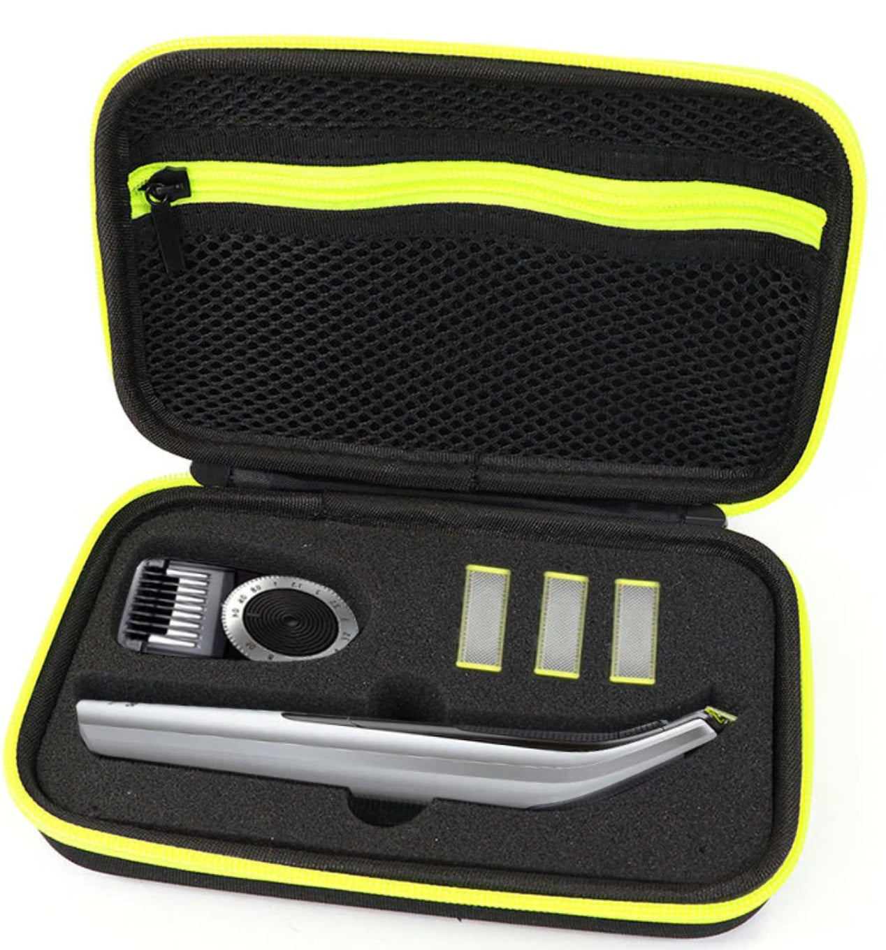 Dėklas Skutuvėliui PHILIPS ONEBLADE PRO 360, Trimeris, Antgaliai, Ašmenys, Įdėklai