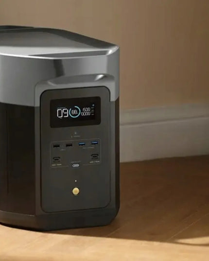 EcoFlow DELTA 2 Max 2400 W nešiojamoji energijos stotis, UPS, X-Boost, 2048 Wh, LFP