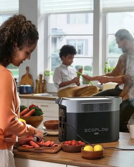 EcoFlow DELTA 2 Max 2400 W nešiojamoji energijos stotis, UPS, X-Boost, 2048 Wh, LFP