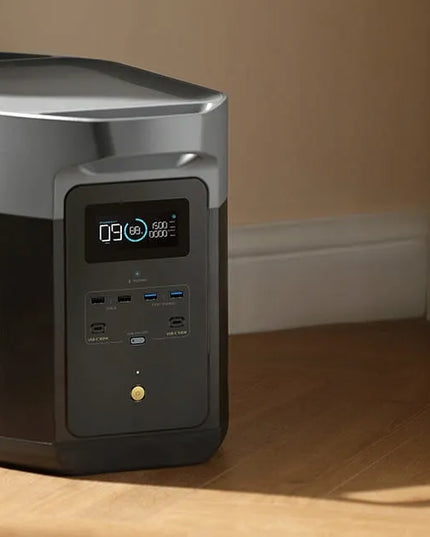 EcoFlow DELTA 2 Max 2400 W nešiojamoji energijos stotis, UPS, X-Boost, 2048 Wh, LFP