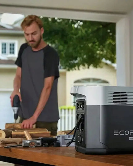 EcoFlow DELTA 2 Max 2400 W nešiojamoji energijos stotis, UPS, X-Boost, 2048 Wh, LFP