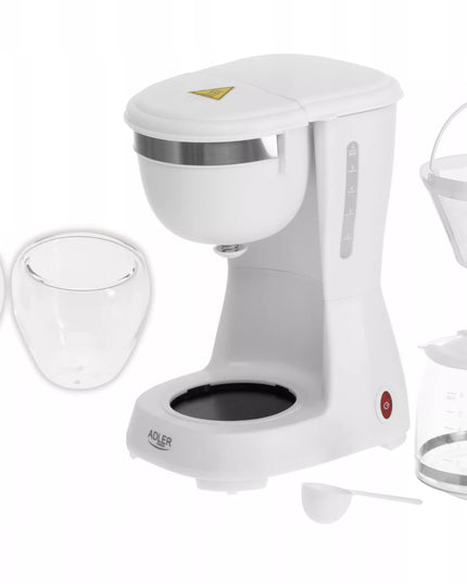 Lašelinis kavos aparatas 0,6L 600W Temperatūros palaikymas ANTI-DRIP stiklinis ąsotis