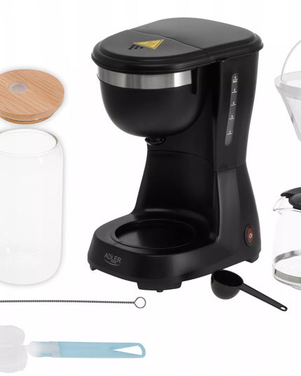 Lašinamasis kavos aparatas 0,6L 600W Palaikoma temperatūra ANTI-DRIP Stiklinis ąsotis