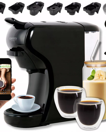 11in1 Kapsulinis kavos aparatas Nespresso Dolce Gusto Tchibo Caffisimo + 3 stiklinės