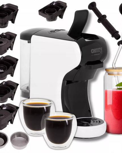 11in1 Kapsulinis kavos aparatas Nespresso Dolce Gusto Tchibo Caffisimo + 3 stiklinės