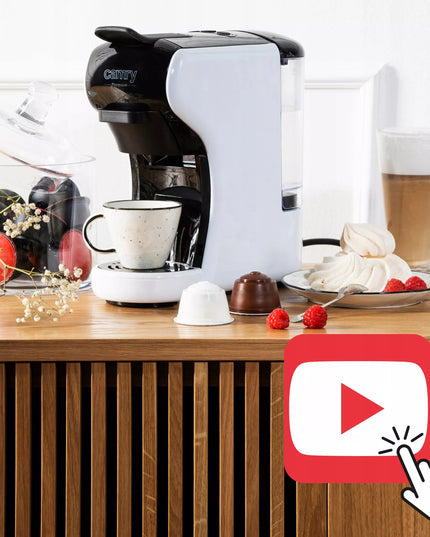 11in1 Kapsulinis kavos aparatas Nespresso Dolce Gusto Tchibo Caffisimo + 3 stiklinės
