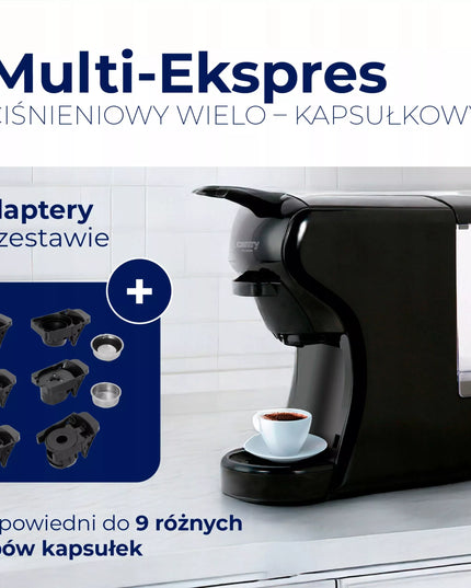 Kapsulinis kavos aparatas 11 viename Nespresso Dolce Gusto Tchibo Caffisimo ESE Maltas