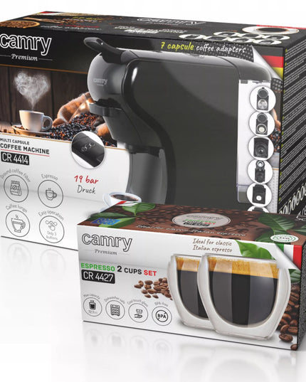 Kapsulinis kavos aparatas 11 viename Nespresso Dolce Gusto Tchibo Caffisimo ESE Maltas