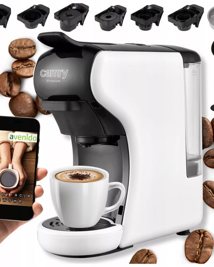 Kapsulinis kavos aparatas 11 viename Nespresso Dolce Gusto Tchibo Caffisimo ESE Maltas