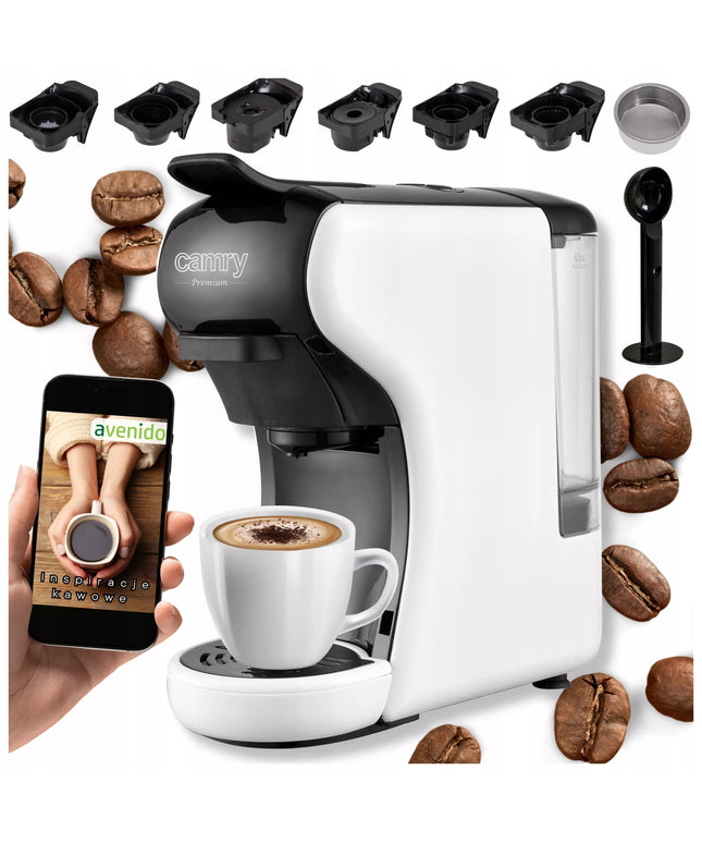 Kapsulinis kavos aparatas 11 viename Nespresso Dolce Gusto Tchibo Caffisimo ESE Maltas