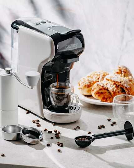 Kapsulinis kavos aparatas 11in1 Nespresso, Dolce Gusto, Tchibo Caffisimo + stiklinė