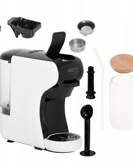 Kapsulinis kavos aparatas 11in1 Nespresso, Dolce Gusto, Tchibo Caffisimo + stiklinė
