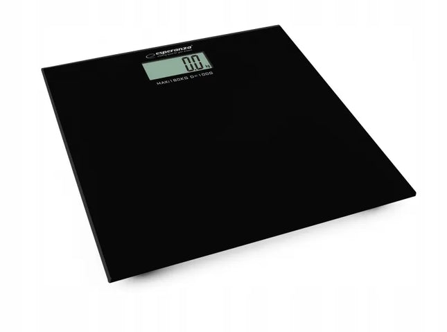 Elektroninės vonios svarstyklės Esperanza EBS002K, stiklinės, Slim 6mm, LCD