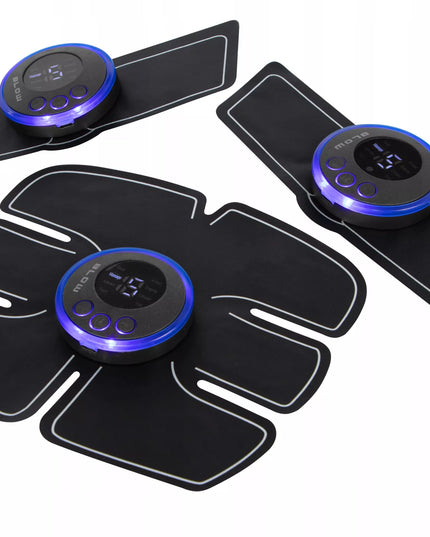 BLOW raumenų elektrostimuliatorius pilvo, nugaros ir kojų raumenims, juodas, 5 W