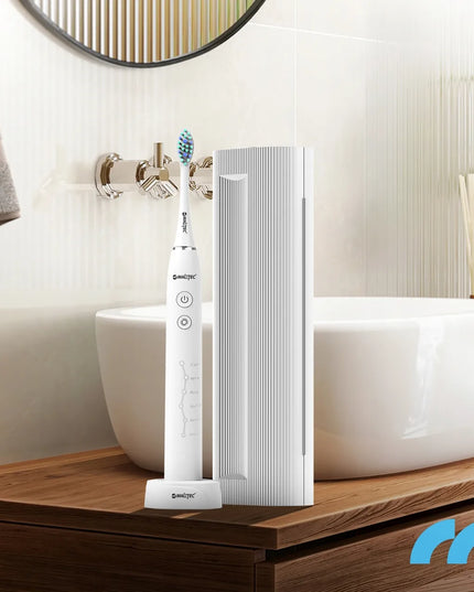 Maltec Toothie X1 WH soninis dantų šepetėlis, 6 režimai, su dėklu ir galvutėmis