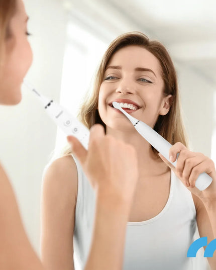 Maltec Toothie X1 WH soninis dantų šepetėlis, 6 režimai, su dėklu ir galvutėmis