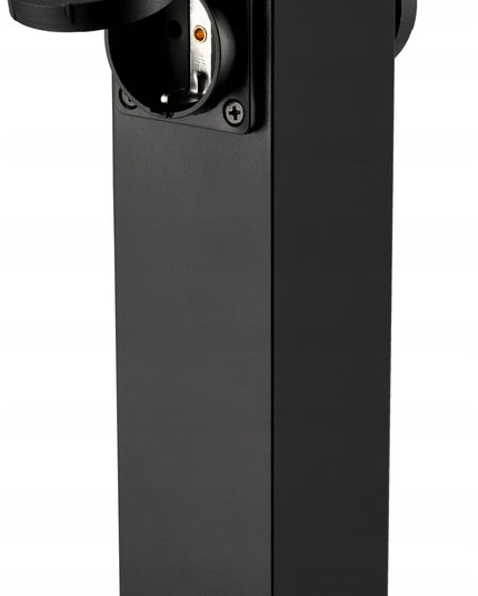 Elektrinis sodo stulpelis su 2 hermetiškais 16A lizdais, 30cm aukščio