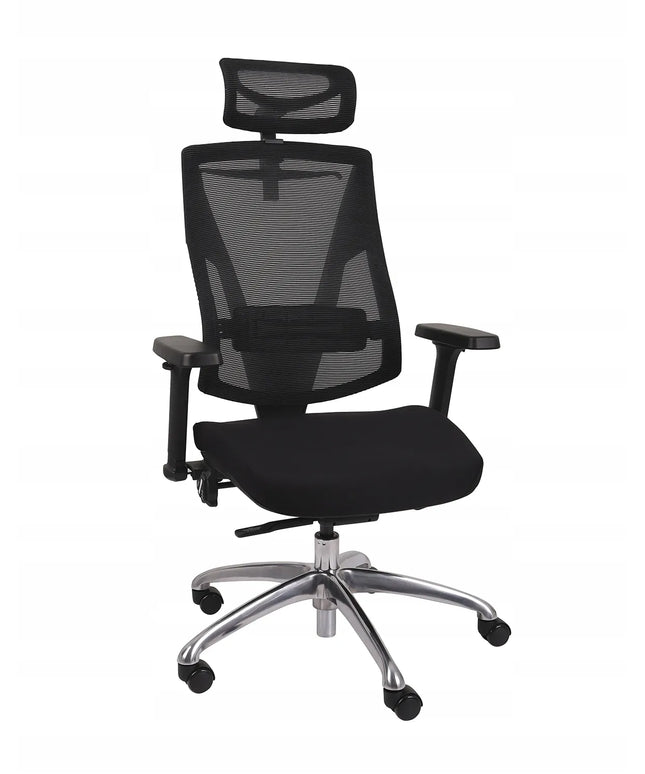 Ergonominė biuro kėdė Grospol Futura 4S Plus, juoda
