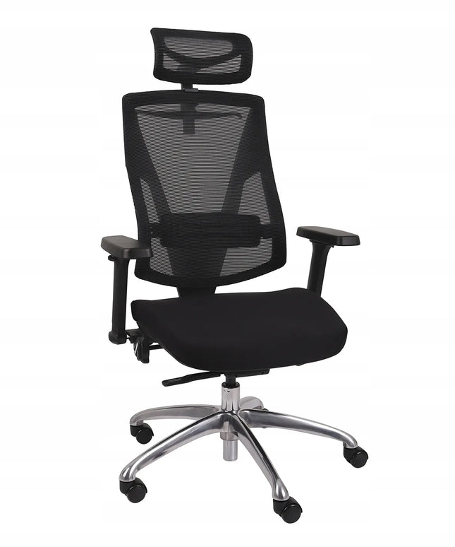 Ergonominė biuro kėdė Grospol Futura 4S Plus, juoda