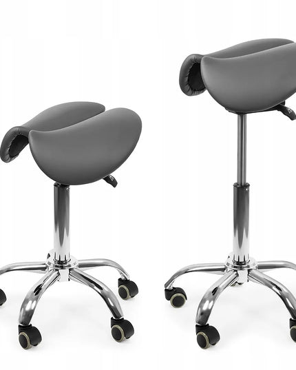 Ergonomiška kėdė balnas Spacetronik REGULIUOJAMAS 59-79 cm 100 kg pilka