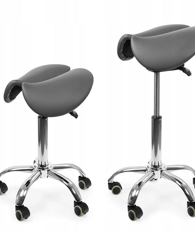 Ergonomiška kėdė balnas Spacetronik REGULIUOJAMAS 59-79 cm 100 kg pilka