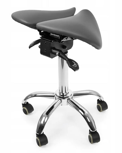 Ergonomiška kėdė balnas Spacetronik REGULIUOJAMAS 59-79 cm 100 kg pilka