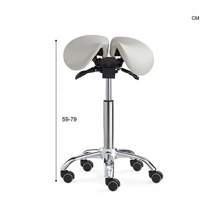 Ergonomiška kėdė balnas Spacetronik REGULIUOJAMAS 59-79 cm 100 kg pilka