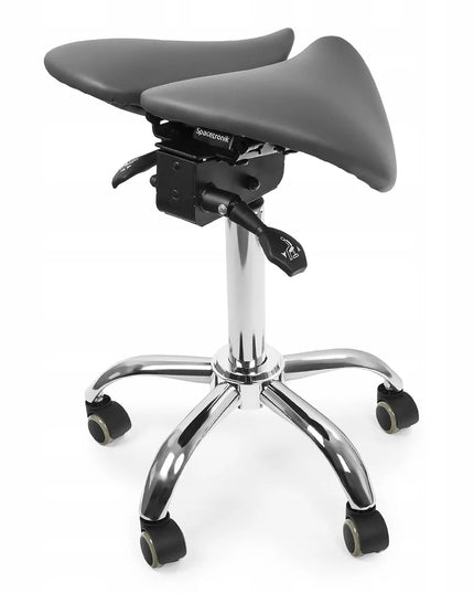 Ergonomiška kėdė balnas Spacetronik REGULIUOJAMAS 59-79 cm 100 kg pilka