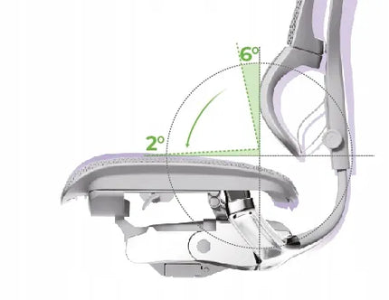 Ergonominė biuro kėdė Grospol IOO 2 Grey