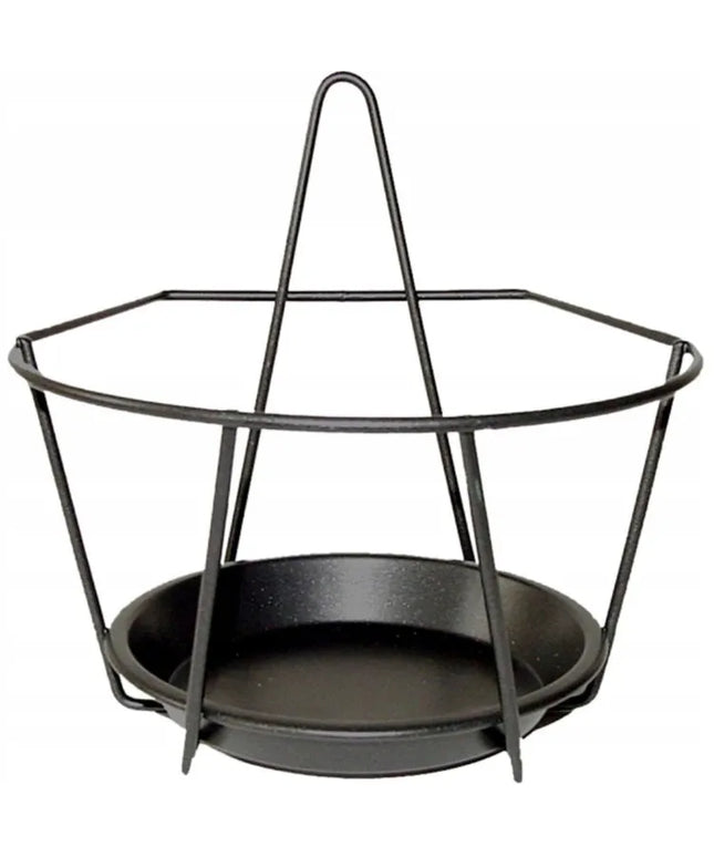 Esschert Design – metalinis pakabinamas gėlių stovas loft stiliaus 17xh17cm mažas