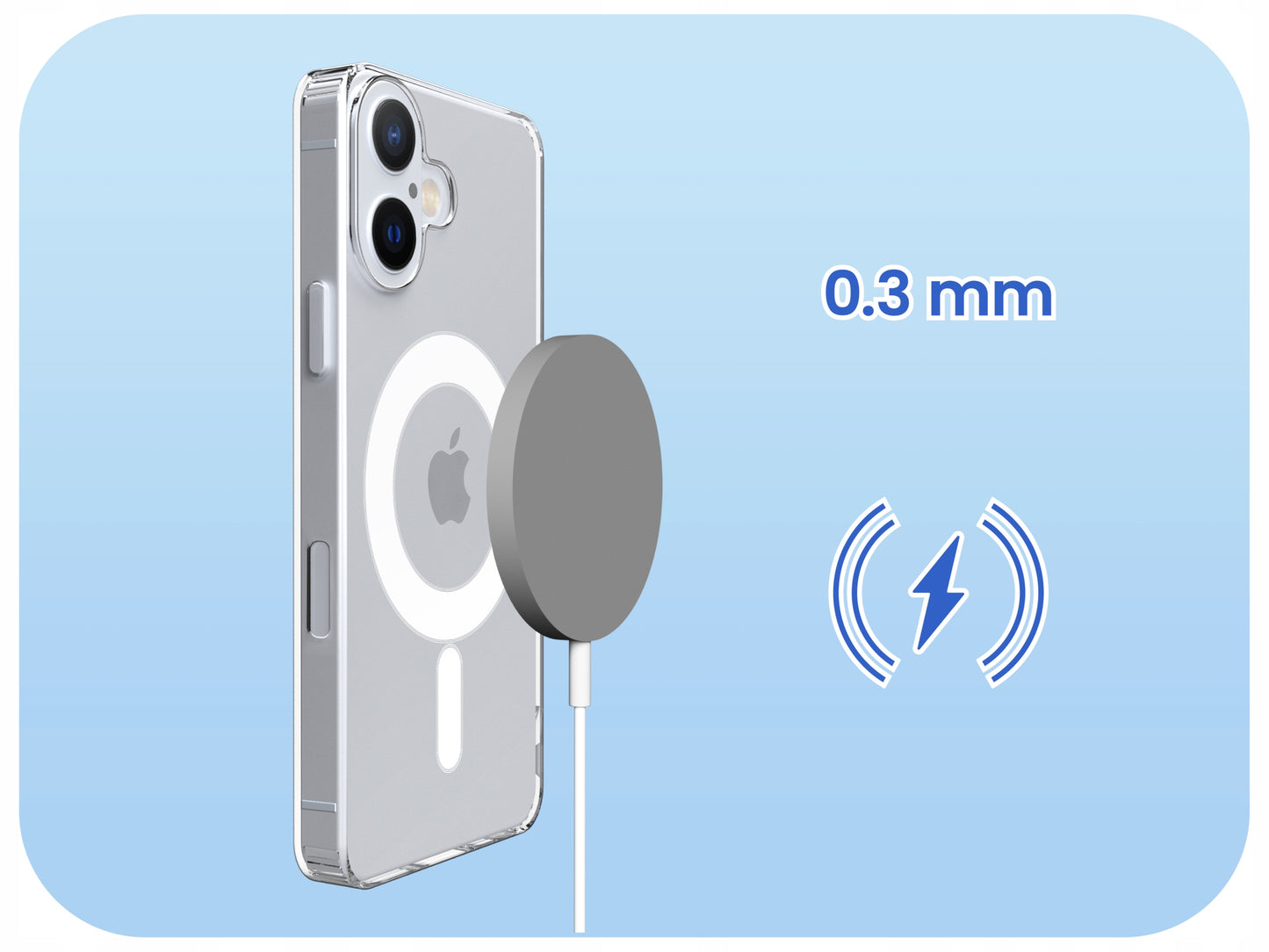 Dėklas „Magsafe“ iPhone 16 (Magnetinis šarvuotas dėklas) + stiklas