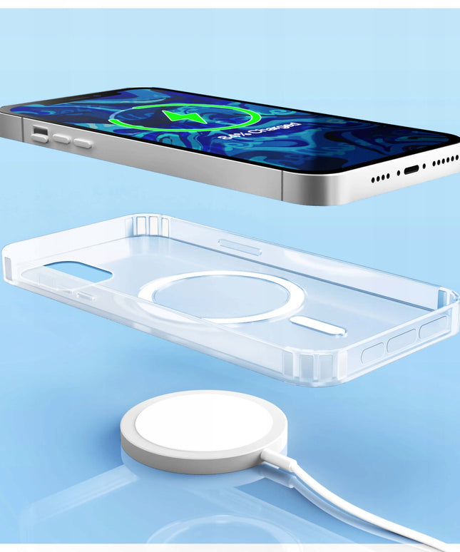 Skaidrus šarvuotas apsauginis dėklas iPhone 11 (Magsafe suderinamumo) + Grūdintas stiklas 9H