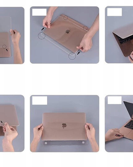 Apsauginis dėklas CASE CRYSTAL skirtas Macbook AIR 13 13.3 M1 A1932 A2179 A2337