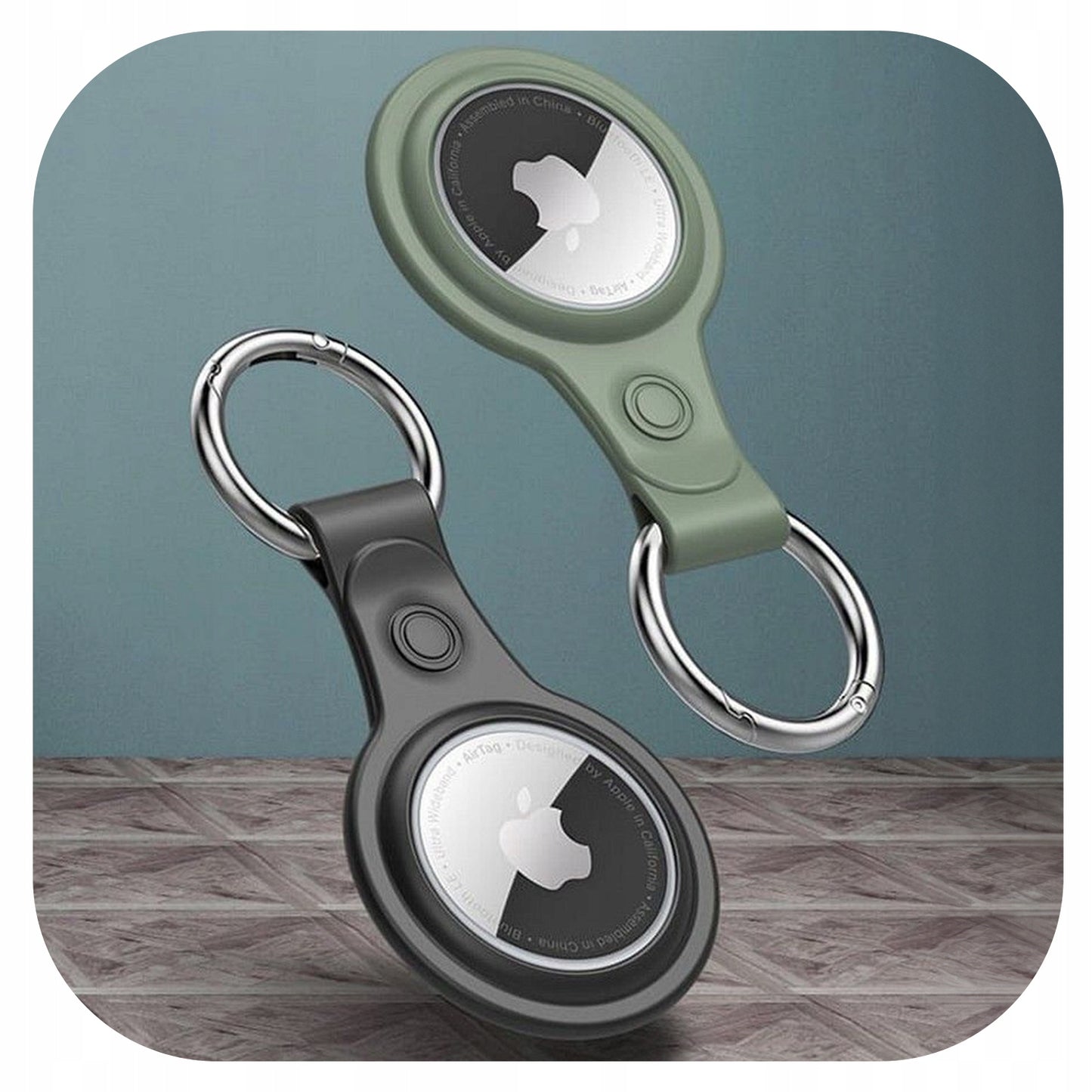 Daugiaspalvis apsauginis dėklas Apple Air Tag laikikliui (4 vnt.)