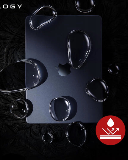 Matinis dėklas Apple MacBook Air 13.6 M4 M3 M2 2025 2024 2023 juodas