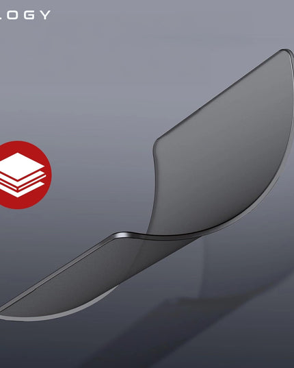 Matinis dėklas Apple MacBook Air 13.6 M4 M3 M2 2025 2024 2023 juodas