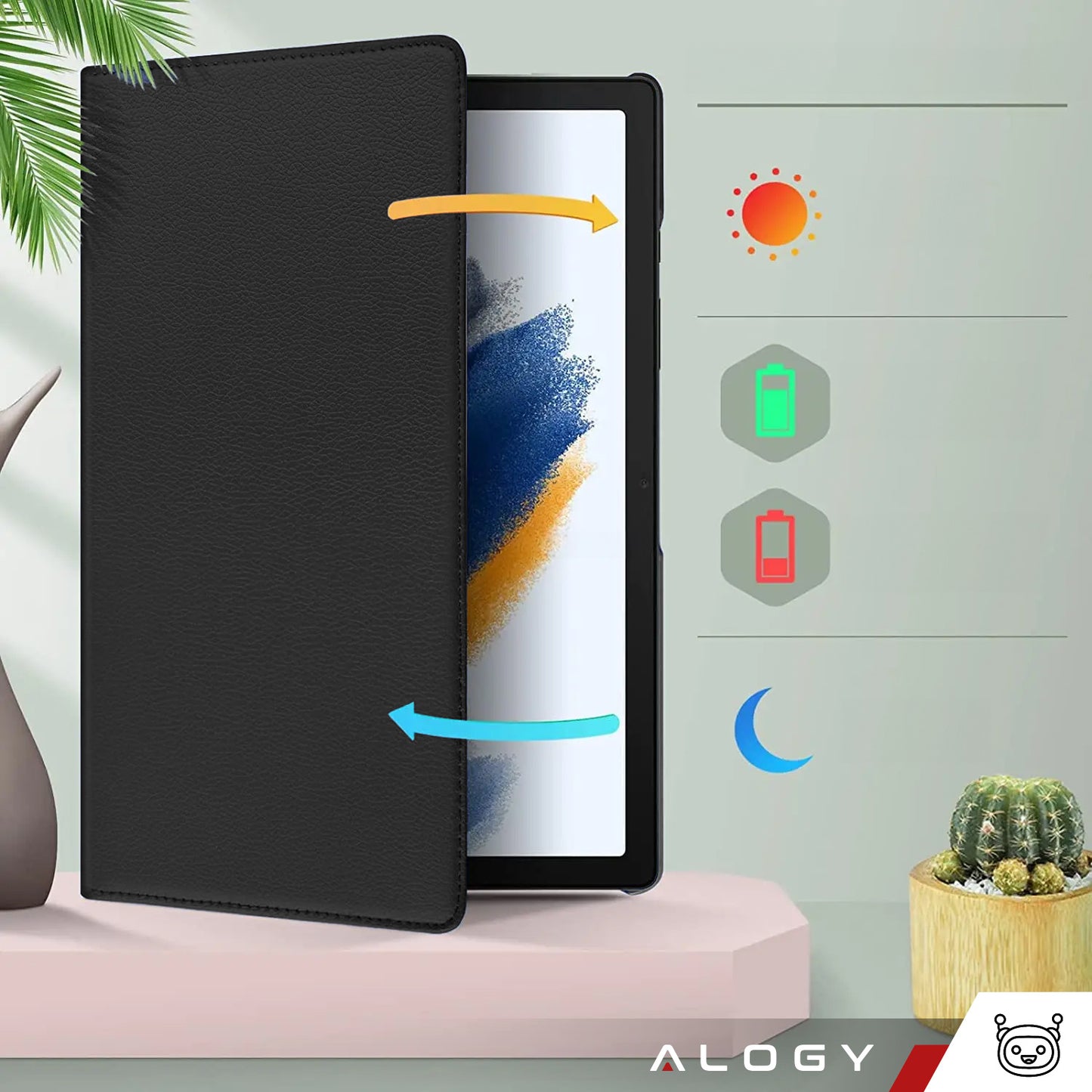 Dėklas Samsung Galaxy Tab A9+ Plus 11 2023 X210 /X215 /X216 planšetiniam kompiuteriui