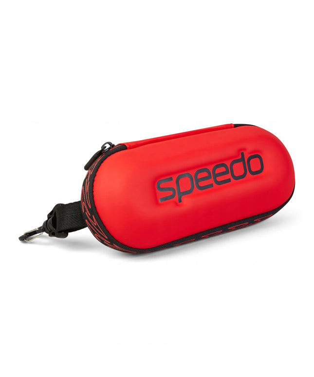 Speedo kietas dėklas plaukimo akiniams, universalus, raudonas