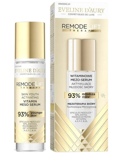 Eveline D'Aury RemodeLift vitamininis veido serumas mezoterapija odai 30 ml