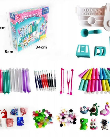 Magiškų rašiklių gamykla „DIY Pen Creator“ – kūrybinis rinkinys vaikams