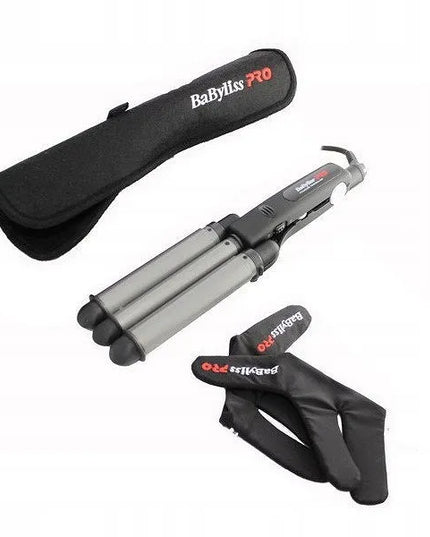 Babyliss Pro BAB2269E trigubos garbanojimo žnyplės su titano ir turmalino danga